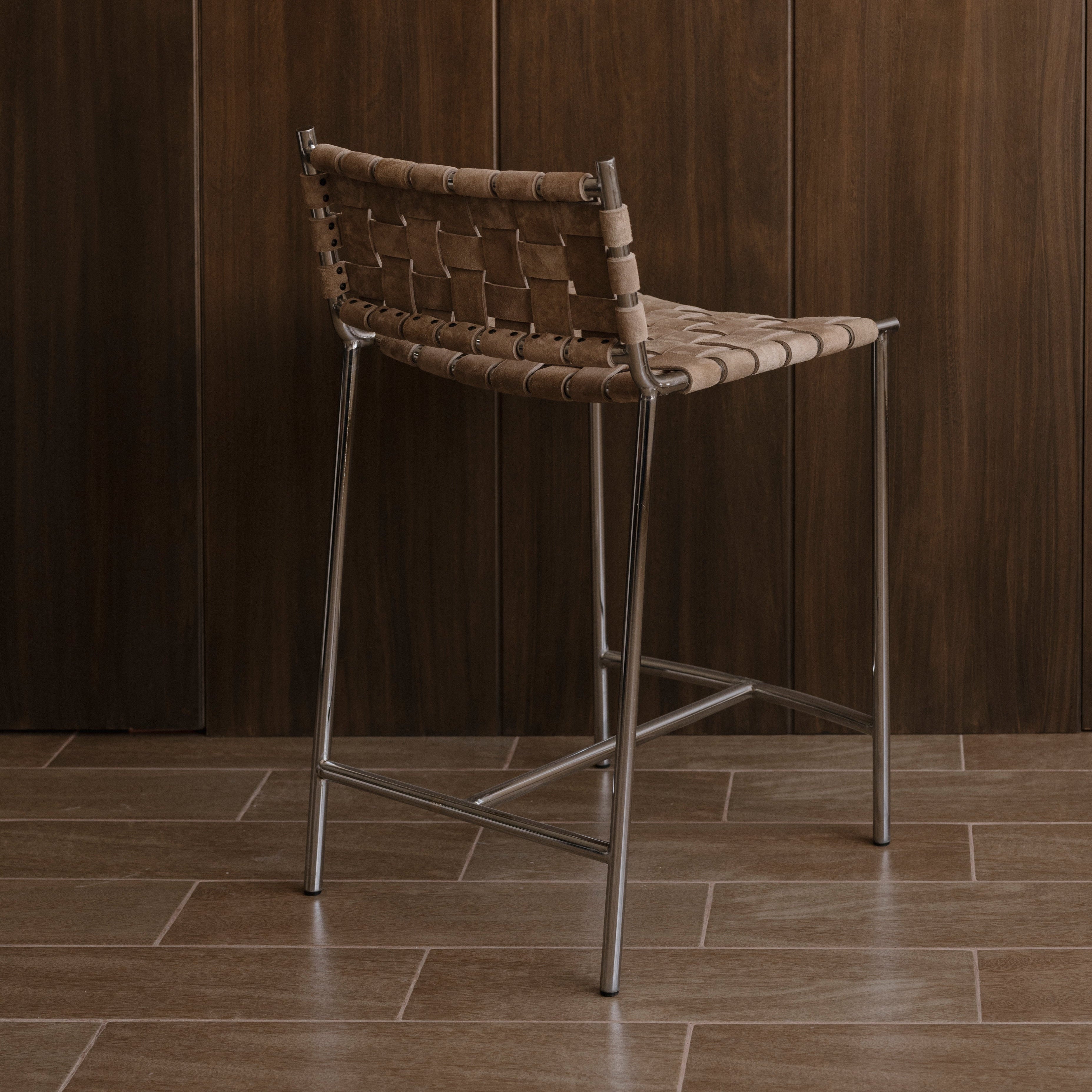 Banco Punta Del Este Chico Cromado