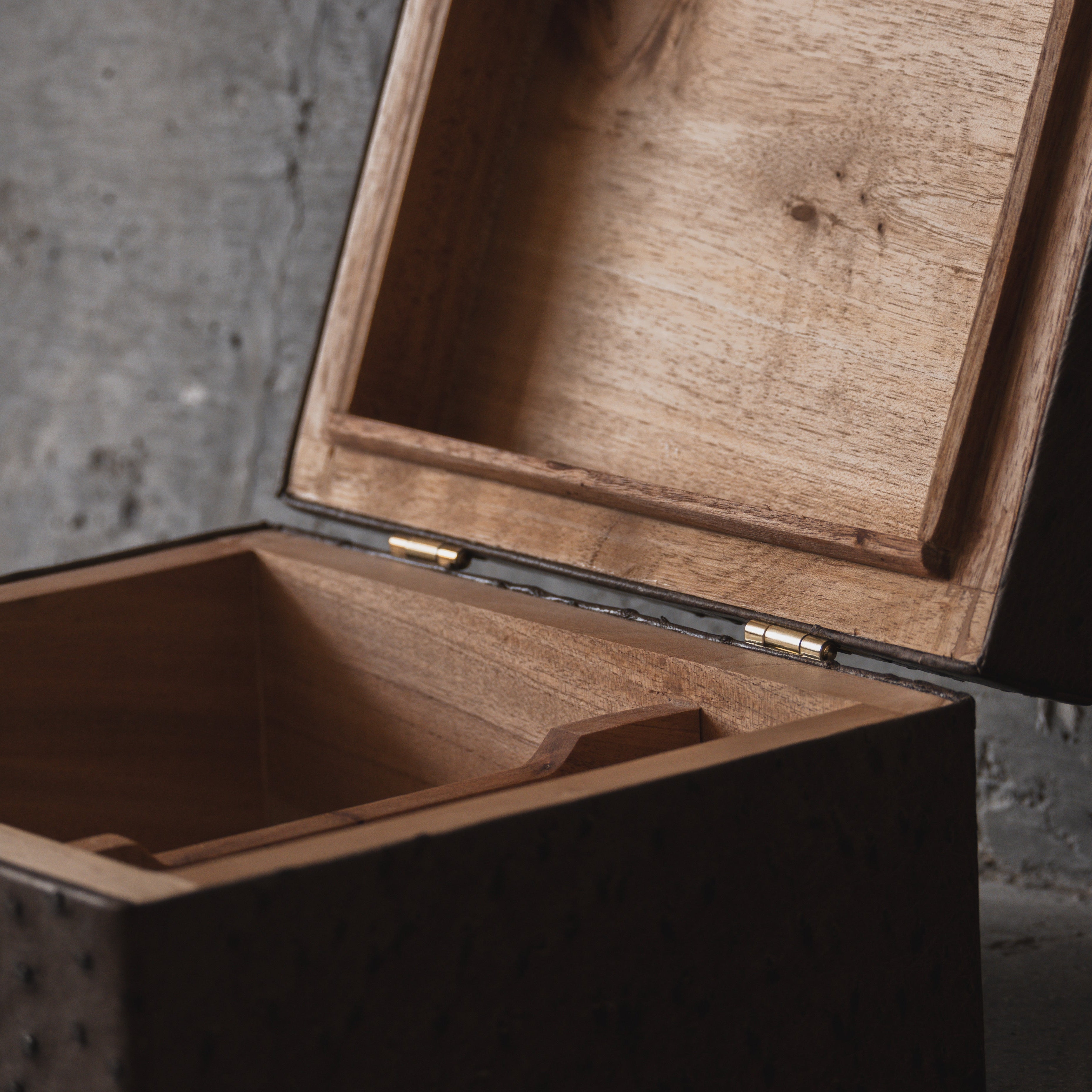 Caja de puros Piel de Avestruz