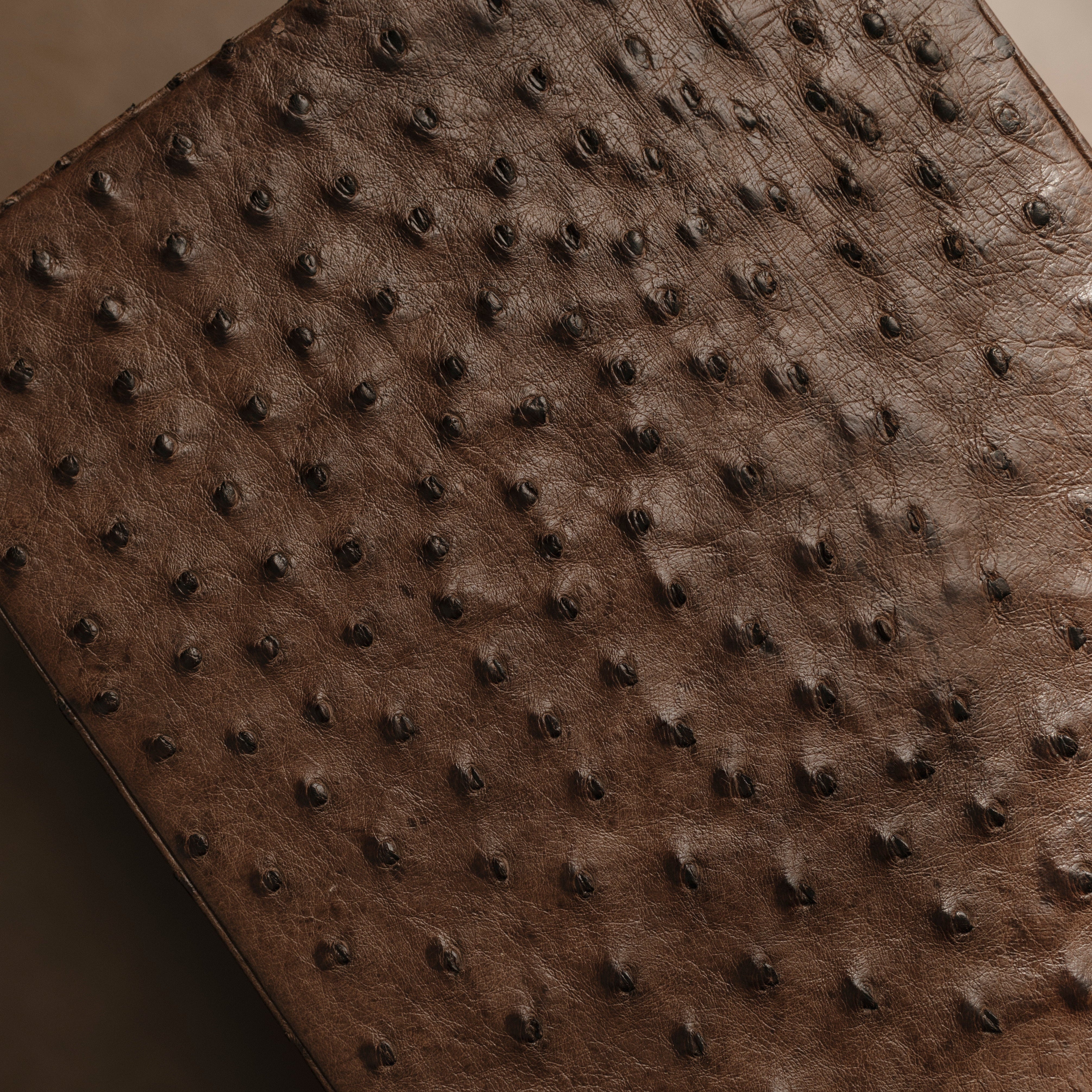 Caja de puros Piel de Avestruz